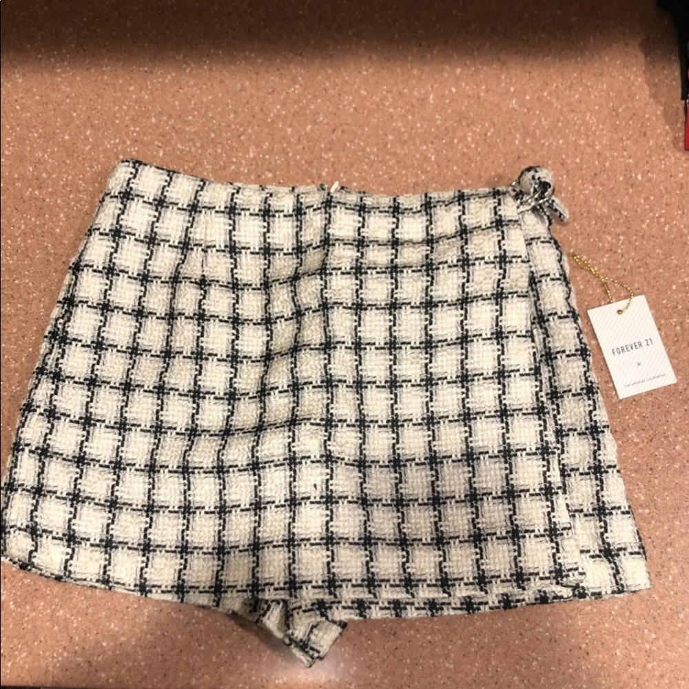 Checkered Skort